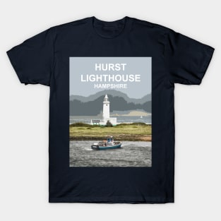 Hurst Lighthouse, Hampshire, New Forest England uk T-Shirt